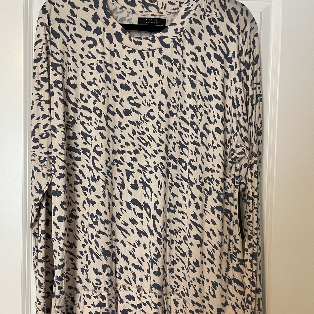 Leopard Long Sleeve Tunic